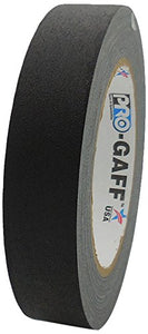 Pro-Gaff RS161BK24X25 24 mm x 25 yd Matt Cloth Tape