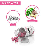 Cute Nutrition Glucomannan and Chromium Picolinate Capsules Konjac Root Fibre Weight Loss Supplement and Appetite Suppressant Safe Effective and Easy to Swallow Diet Pills for Women 60 Capsules