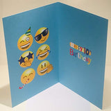 Cherry Orchard Boy Age 10 Time To Party Happy Birthday Card - Emoji Smiley Faces