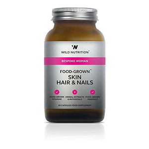 Wild Nutrition Bespoke Woman Food-State Skin Hair & Nails - 60 Capsules