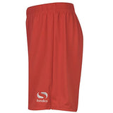 Sondico Kids Core FB Shorts Juniors Boys Sports Training Football Pants Bottoms Red 7-8 (SB)