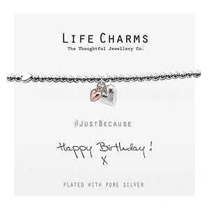 Life Charms Happy Birthday Bracelet