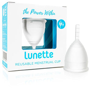 Lunette Reusable Menstrual Cup - Clear - Model 1 for Light Flow - (EN Version)