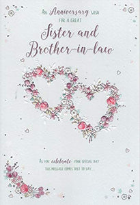 ICG Sister and Brother in Law Anniversary Card 8571