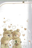 Prelude Son and Daughter-In-Law Anniversary Card ~ Happy Anniversary To A Special Son and Daughter-In-Law ~ Bears & Champagne Bucket