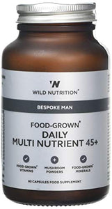 Wild Nutrition Bespoke Man 45+ Food-Grown Daily Multi Nutrient Vegicaps 60