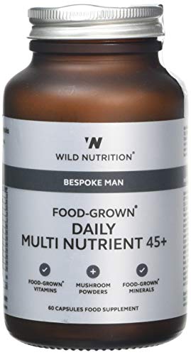 Wild Nutrition Bespoke Man 45+ Food-Grown Daily Multi Nutrient Vegicaps 60