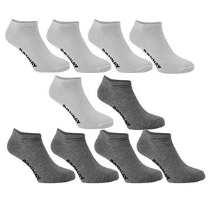 10 Pairs Pack Donnay Ankle Trainer Sports Socks For Men Women And Children Multipack