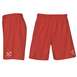 Sondico Kids Core FB Shorts Juniors Boys Sports Training Football Pants Bottoms Red 11-12 (LB)