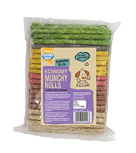 Goodboy 100 Assorted Rolls Dog Chews 125 mm x 7-8 mm, 600 g