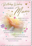 Traditional Birthday Card Mum - 9 x 6 inches - Piccadilly Greetings