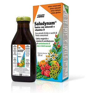 Floradix Saludynam Liquid Calcium/ Magnesium/ Zinc and Vitamin D Formula 250ml