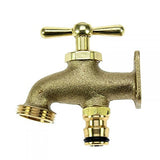 Darlac Brass Take Anywhere Outdoor Tap Garden Watering Irrigation Hose End