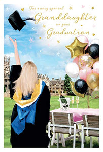 Special Granddaughter on Your Graduation Card