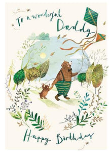 Ling Design Greetings Card - to a Wonderful Daddy - Happy Birthday