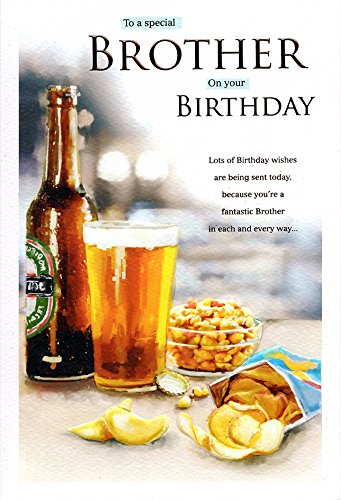 to A Special Brother Birthday Card Bottle Beer