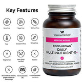 Wild Nutrition – Bespoke Woman – Natural Food-Grown Daily Multi Nutrient 45+ – 60 Soft-gel Capsules