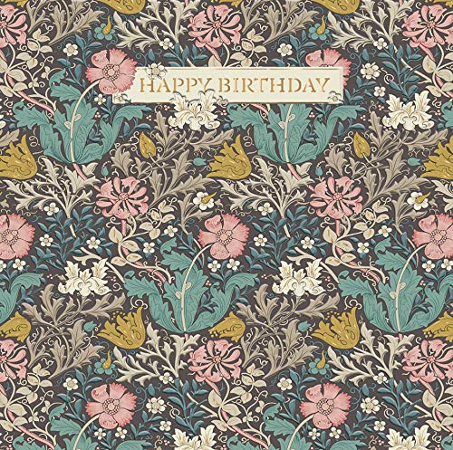 Compton by William Morris - Morris & Co - Happy Birthday Blank Card - Ling Design (IJ0041)