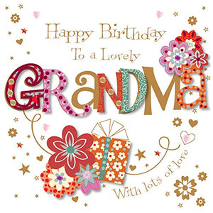 Lovely Grandma Happy Birthday Greeting Card By Talking Pictures Cards