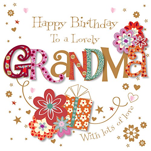 Lovely Grandma Happy Birthday Greeting Card By Talking Pictures Cards