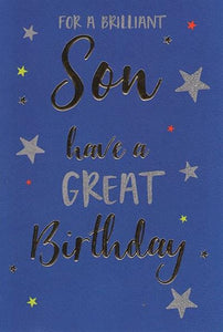 Greetings Card - For a Special Son - Happy Birthday (ICG)